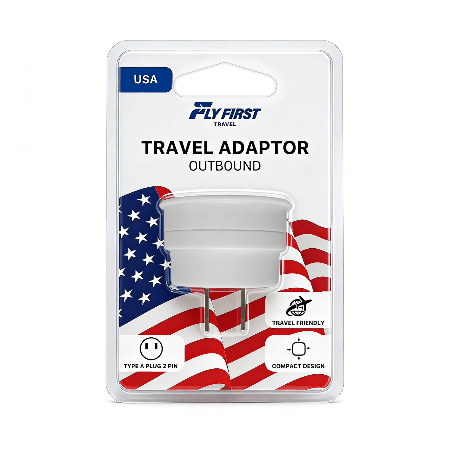 Outbound USA, Japan & China Travel Adaptor - Fly First