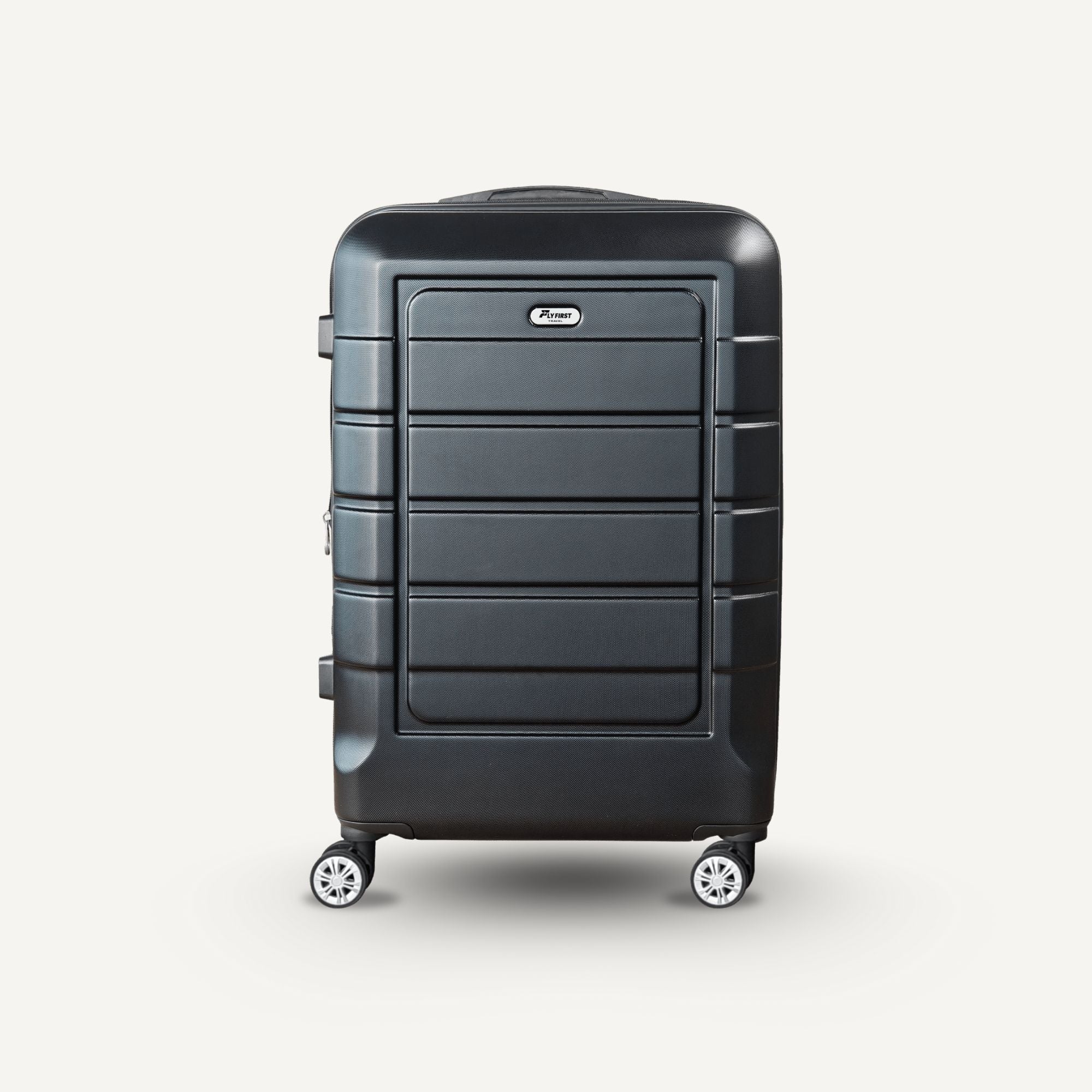 Large Black Check - In Suitcase - Fly First